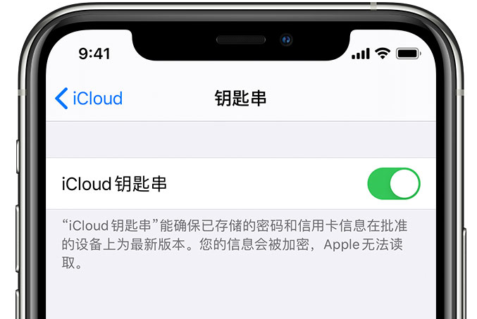 南和苹果手机维修分享在 iPhone 上开启 iCloud 钥匙串之后会储存哪些信息 